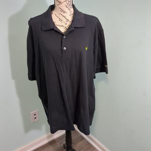 Masters Golf Augusta National Men’s Black Polo Shirt Pima Cotton XL logo